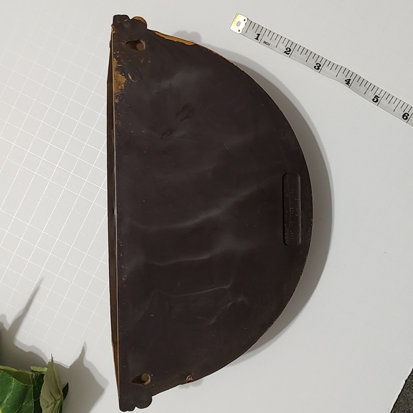 Vintage Home Interior Bamboo Planter Wall Decor w/ Greenery - Picture 5 of 6